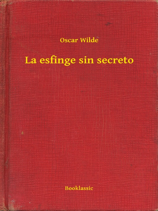 Cover image for La esfinge sin secreto